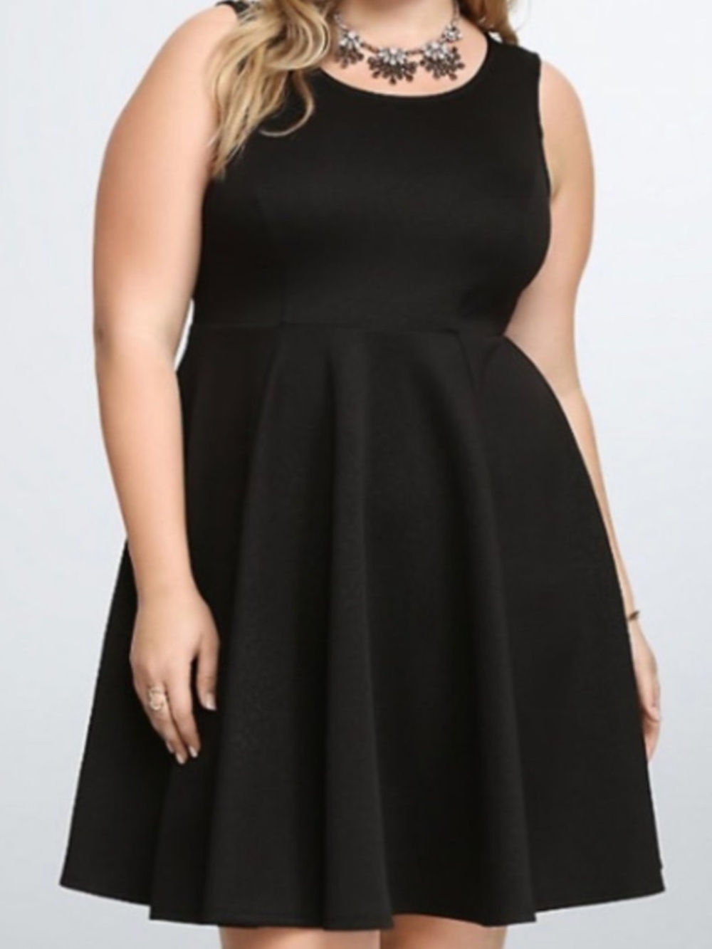 Torrid Leopard Scuba Skater Dress 0X
